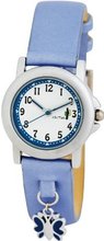 Cactus Girl's Quartz Analogue CAC-56-L04 with Blue Butterflies