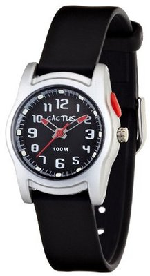 Cactus Unisex Quartz Analogue CAC-55-M14 with Black 100m Water Resistant Backlight