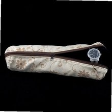 uCaddy Bay Collection Compact Jewelry Bracelet Bangle Travel Organizer Roll with Floral Print-1 pc 