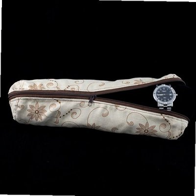 uCaddy Bay Collection Compact Jewelry Bracelet Bangle Travel Organizer Roll with Floral Print-1 pc 