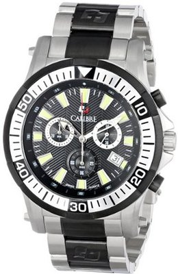 Calibre SC-5H2-04-007 "Hawk" Chrono Analog Quartz Silver Dive