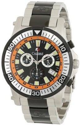 Calibre SC-5H2-04-007.079 "Hawk" Chrono Analog Quartz Silver Dive