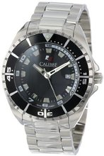 Calibre SC-5S2-04-001.7 Sea Knight Round Stainless Steel Black Aluminum Bezel Luminous Date