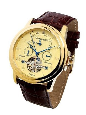 Calvaneo Evidence Gold, Black Dial