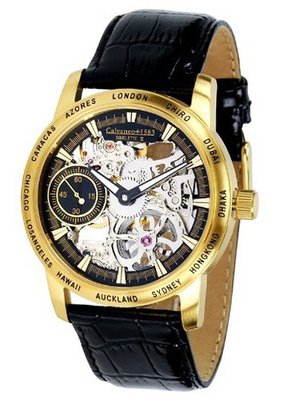 Calvaneo Squelette II Gold (mechanical)