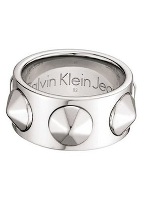 Calvin Klein Jeans Jewelry Studs Leather Ring KJ20AR010106