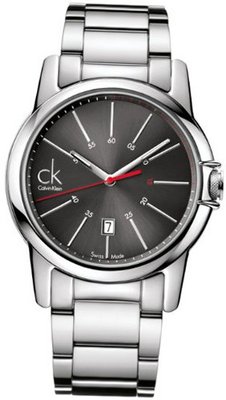 Calvin Klein Quartz Swiss Date Stainless Steel Black Dial K0A21561