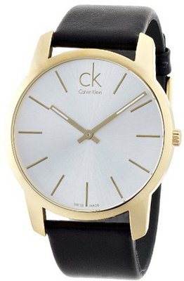 uCalvin Klein City Dial/Cace Color: Silver/Gold 