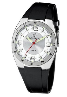 Calypso K6044/1 Plastico White Dial Sport