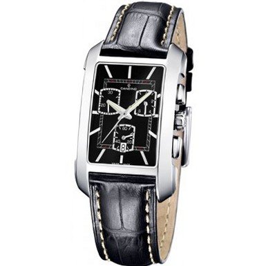 Candino C4334-E Chronograph Black Leather Strap