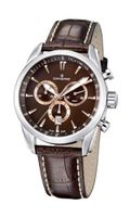Candino Quartz with Brown Dial Chronograph Display and Brown Leather Strap C4408/2