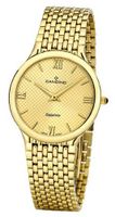 Candino Quartz with Gold Dial Analogue Display and Gold Stainless Steel Bracelet C4363/3