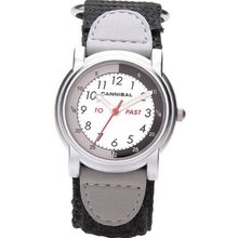 Cannibal Active Analogue Time Teacher Childrens/Boys Velcro Strap CT203-03
