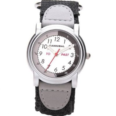 Cannibal Active Analogue Time Teacher Childrens/Boys Velcro Strap CT203-03