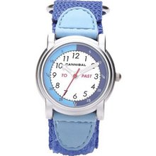 Cannibal Active Analogue Time Teacher Childrens/Boys Velcro Strap CT203-05