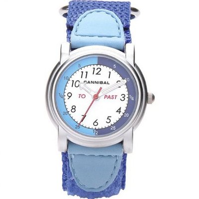 Cannibal Active Analogue Time Teacher Childrens/Boys Velcro Strap CT203-05