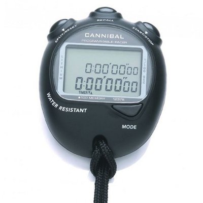 Cannibal Active Black Hand Held Proffessional Sports Stop CS188-03