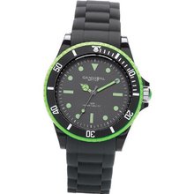 Cannibal Active Black & Lime Rubber Strap Childrens Boys Sports CJ238-11