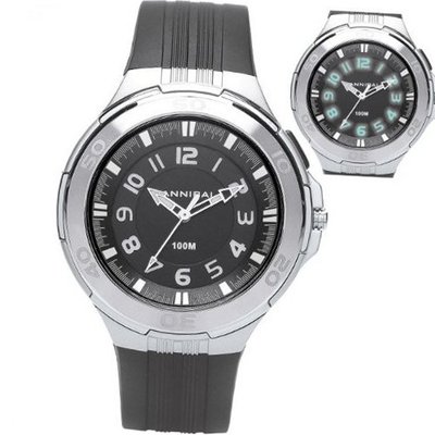 Cannibal Active Black Plastic Strap Children's Sports CJ211-01