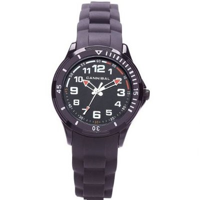 Cannibal Active Black Silicone Strap Boy's Analogue CJ219-03