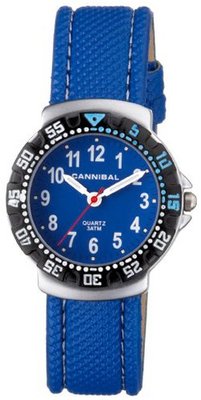 Cannibal Active Blue Dial & Leather Strap Children's CJ091-04