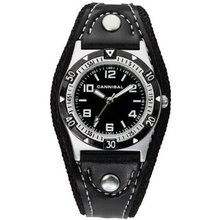 Cannibal Active Boys Black PU Strap Childrens Sports CK087-03