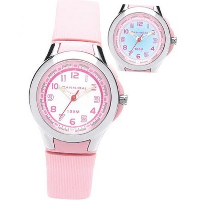 Cannibal Active Girls Backlight 10ATM Pink Plastic Strap Sports CK212-14