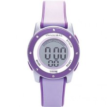 Cannibal Active Girl's Digital Multifunction Purple Strap CD213-16