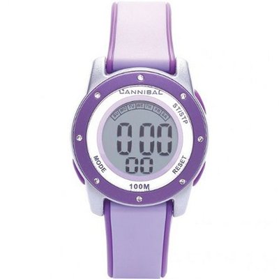 Cannibal Active Girl's Digital Multifunction Purple Strap CD213-16
