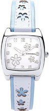 Cannibal Active Ladies Pale Blue & White PU Strap Flower Fashion CL228-13