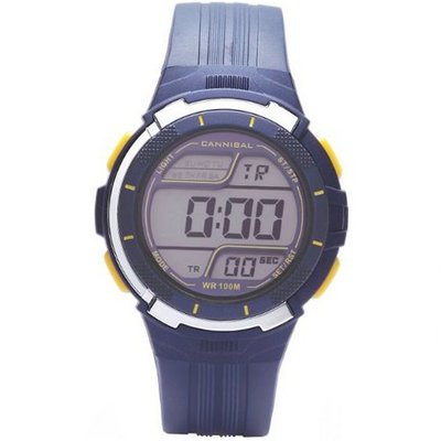 Cannibal Active Teen Boy's Digital Multifunction Blue Strap CD210-05