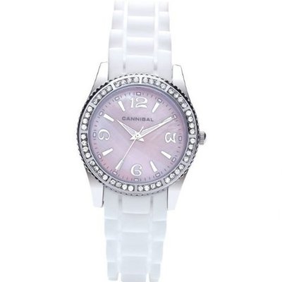 Cannibal CL218-14 Ladies Pink White Silicone