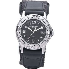 Cannibal Quartz with Black Dial Analogue Display and Black Nylon Strap CG163-03