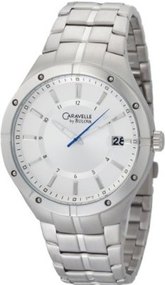 Caravelle by Bulova 43B116 Silver Dial Bracelet