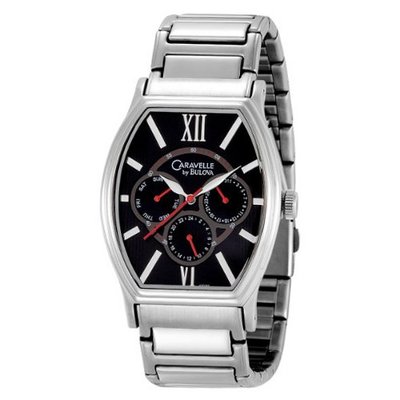 Caravelle by Bulova 43C102 Bracelet Black Dial