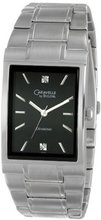 Caravelle by Bulova 43D104 Silvertone Diamond Dial