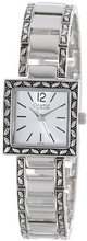 Caravelle by Bulova 43L118 Bracelet Silver and Black Square