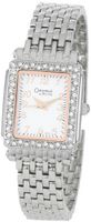 Caravelle by Bulova 43L127 Crystal Set Case with Rose-Tone Accent