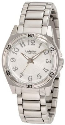 Caravelle by Bulova 43L135 Silvertone