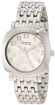 Caravelle by Bulova 43L144 Classic Silvertone Round