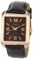 Caravelle by Bulova 44A100 Rose-Tone and Brown Color Scheme