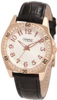Caravelle by Bulova 44L104 Crystal Leather Strap
