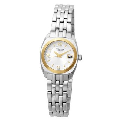 Caravelle by Bulova 45M102 Silver Dial Metal Bracelet
