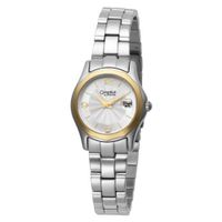 Caravelle by Bulova 45M103 Silver and White Dial Metal Bracelet