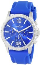 Caravelle New York 43A117 Analog Display Japanese Quartz Blue