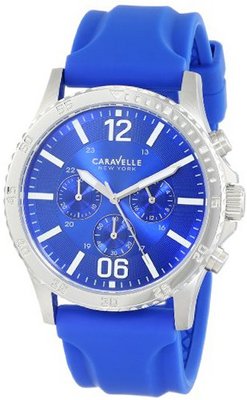 Caravelle New York 43A117 Analog Display Japanese Quartz Blue