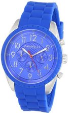 Caravelle New York 43A121 Analog Display Japanese Quartz Blue