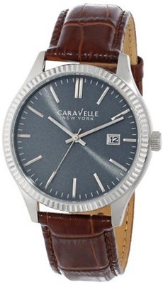 Caravelle New York 43B132 Analog Display Japanese Quartz Brown