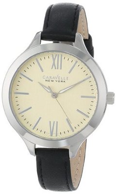 Caravelle New York 43L164 Analog Display Japanese Quartz Black