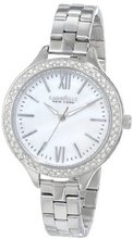 Caravelle New York 43L165 Analog Display Japanese Quartz White